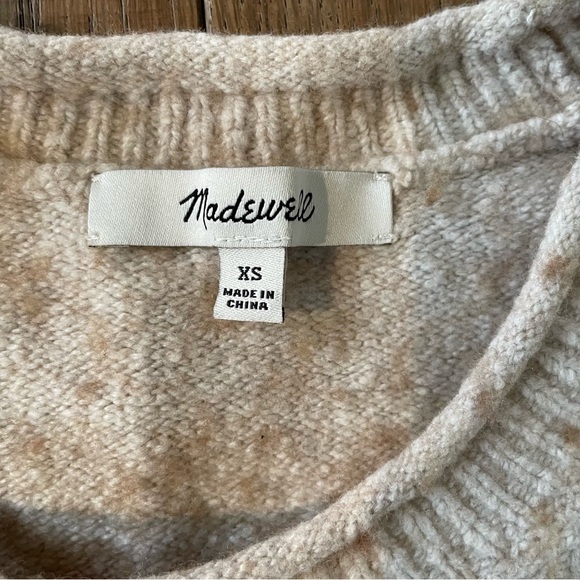 Madewell Floral Accents Beige Women's Sweater (Size XS) - Picture 10 of 11